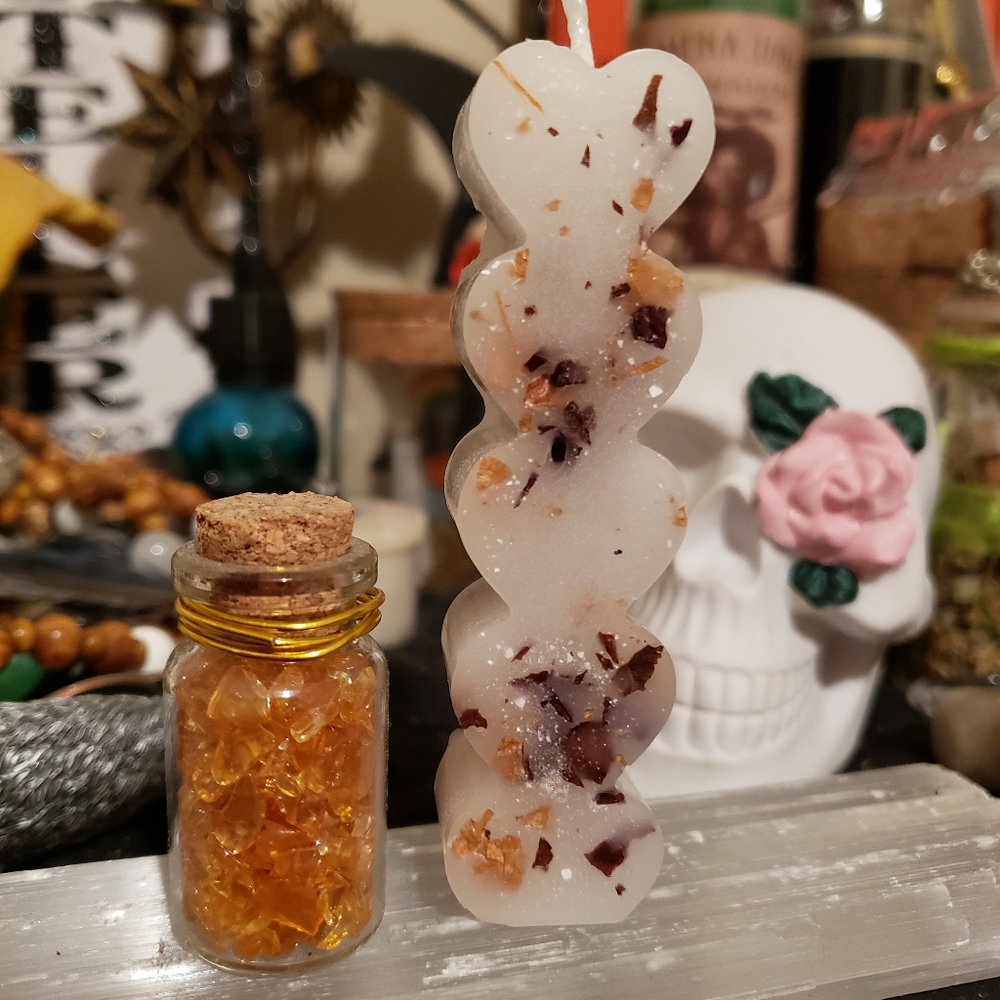 Heart Shaped Real Love Spell Candle Magick